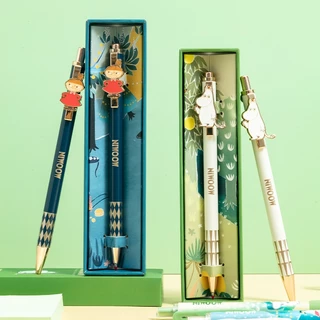 M&G Life Moomin Gel Pen ปากกาเจลสีดำ ขนาด 0.5 มม. กระดาษโน้ตแบบติดได้