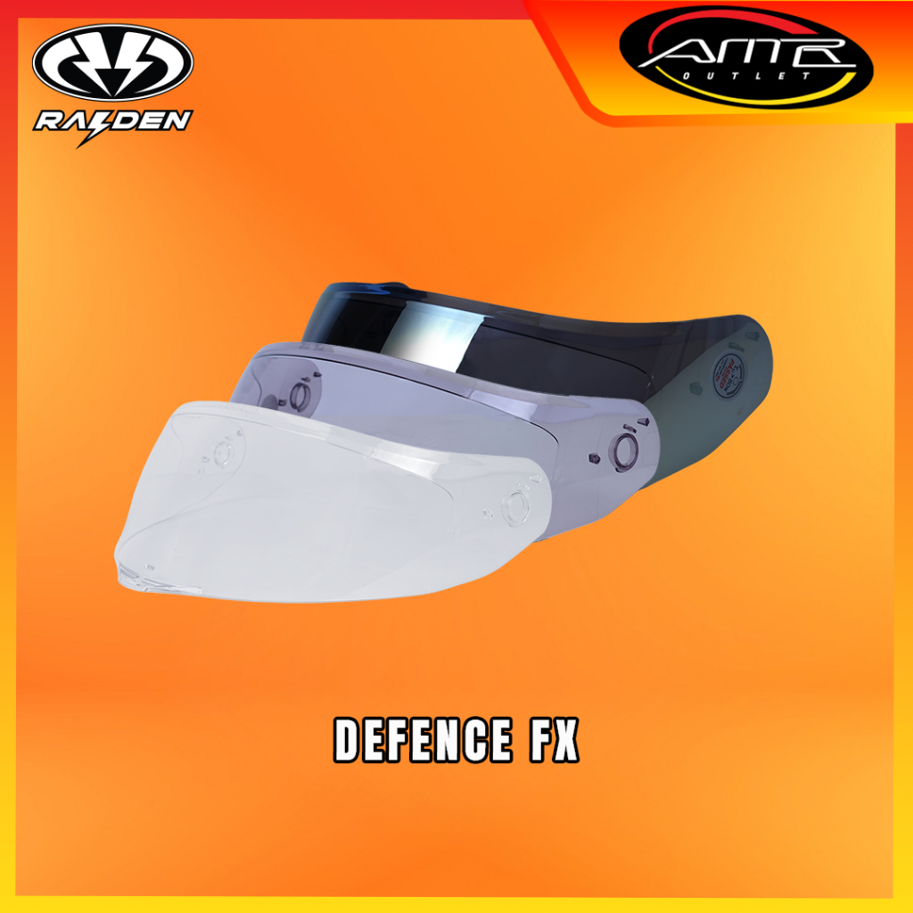 ชิลด์หมวกกันน็อค RAIDEN รุ่น Defence FX