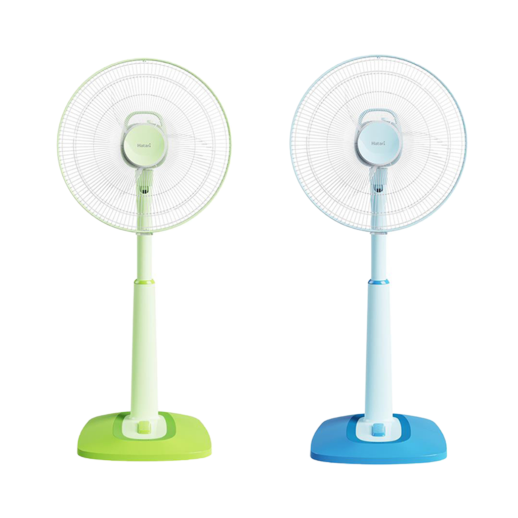 พัดลมสไลด์ 16 นิ้ว HATARI S16C1 สีฟ้า ( รับประกันสินค้า 1 ปี )