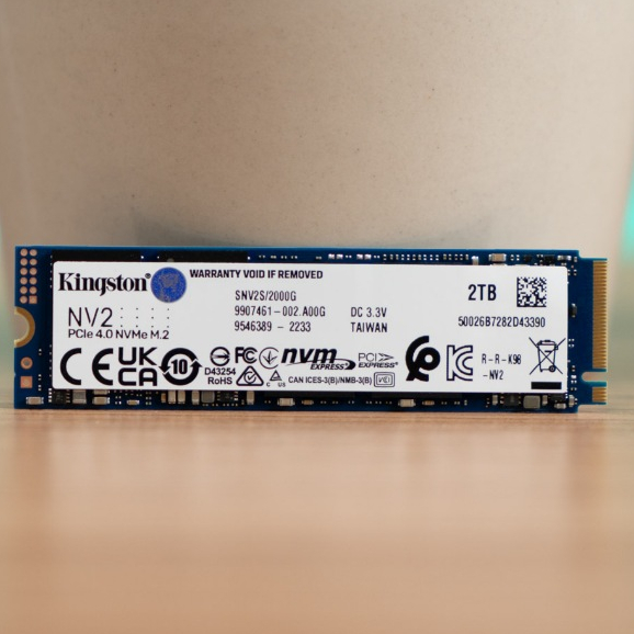 2TB M.2 SSD (เอสเอสดี) KINGSTON NV2 - PCIe 4/NVMe M.2 2280 (SNV2S/2000G) (R3500/W2800) ไม่มีกล่อง มื
