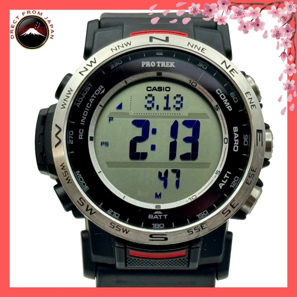 CASIO PRO TREK PRW-35-1AJF Solar Radio Triple Sensor ของแท้ 💯 พร้อมส่ง นำเข้าจากญี่ปุ่น