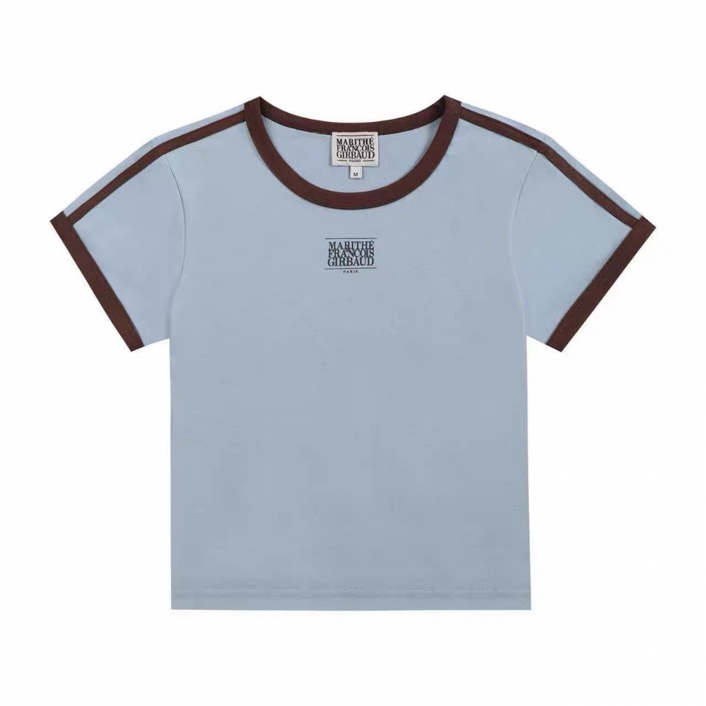 PP185 เสื้อ crop marite สไตล์เกาหลี ทรงครอป ลุคสาวGen Z