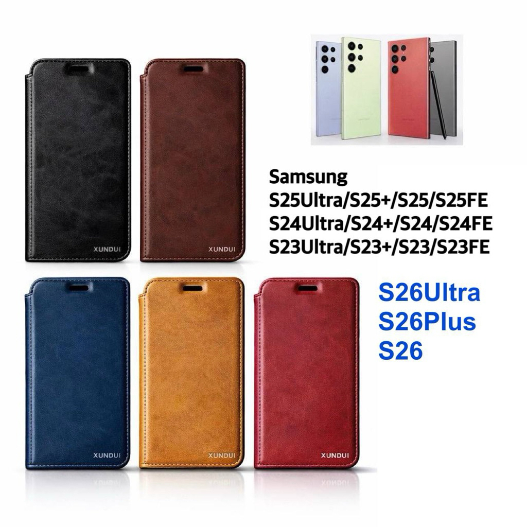 เคสฝาพับ Samsung S26 ultra S26 plus S25 ultra S25FE S25 plus S24 ultra S24 plus S24FE S23fe s23 ultra plus S22 Ultra