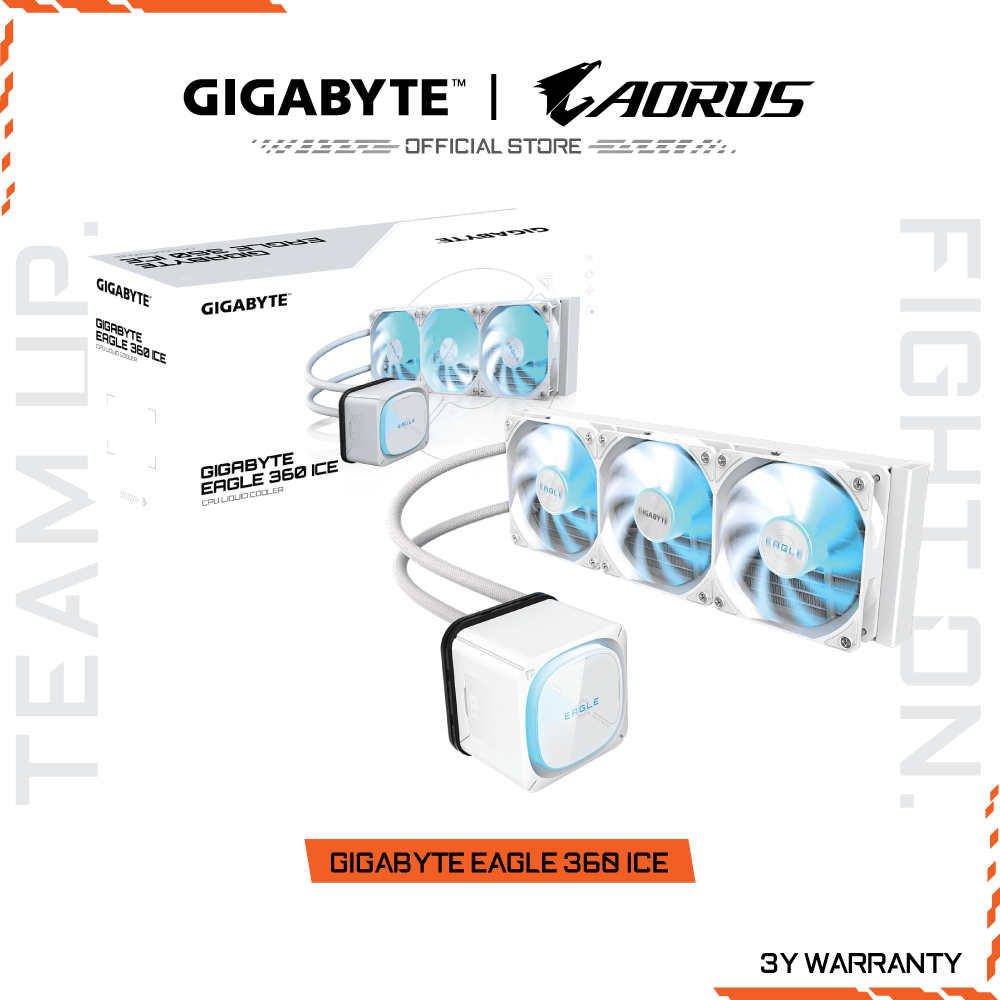 GIGABYTE EAGLE 360 ICE CPU LIQUID COOLER (ระบบระบายความร้อนด้วยน้ำ) GP-GIGABYTE EAGLE 360I