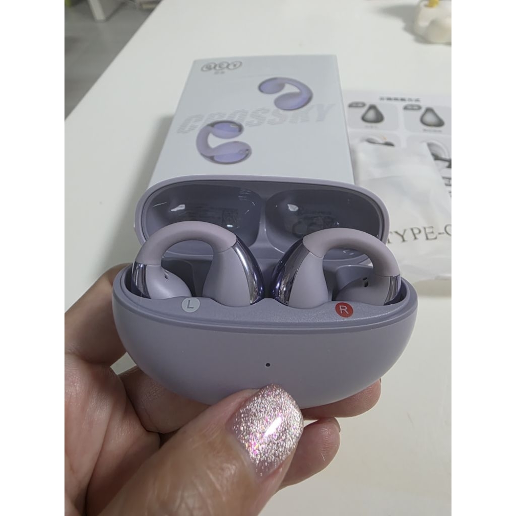 QCY crossky c30 สีม่วง ใช้ไม่ถึงเดือน