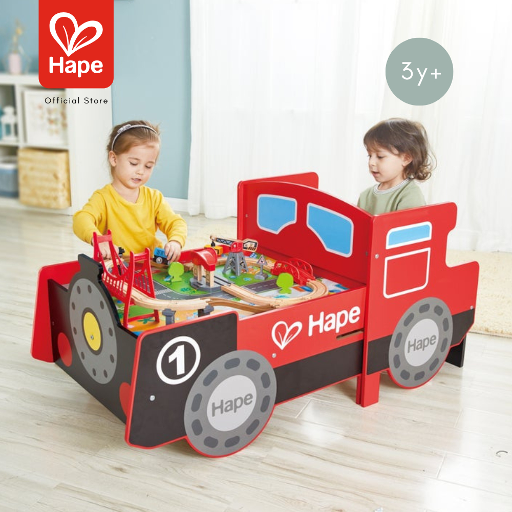 Hape - Ride on Engine Table        โต๊ะรถไฟบังคับ พับเก็บได้        3Y+ รูปที่ 2