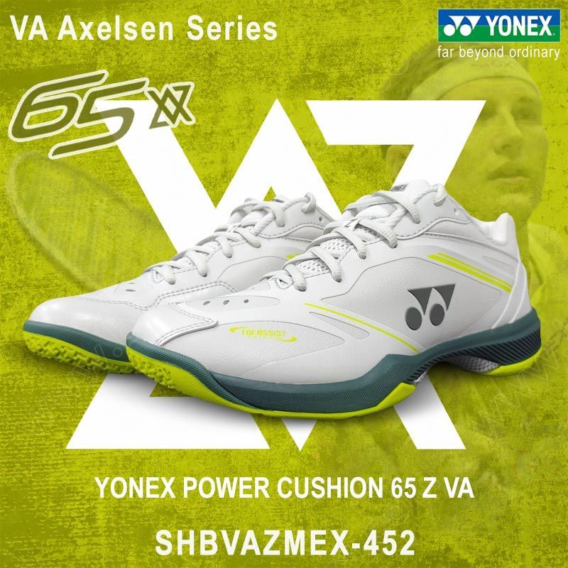 【 ของแท้ 💯% 】รองเท้าแบดมินตันโยเน็กซ์ POWER CUSHION 65 Z VA VICTOR AXELSEN (SHBVAZ)