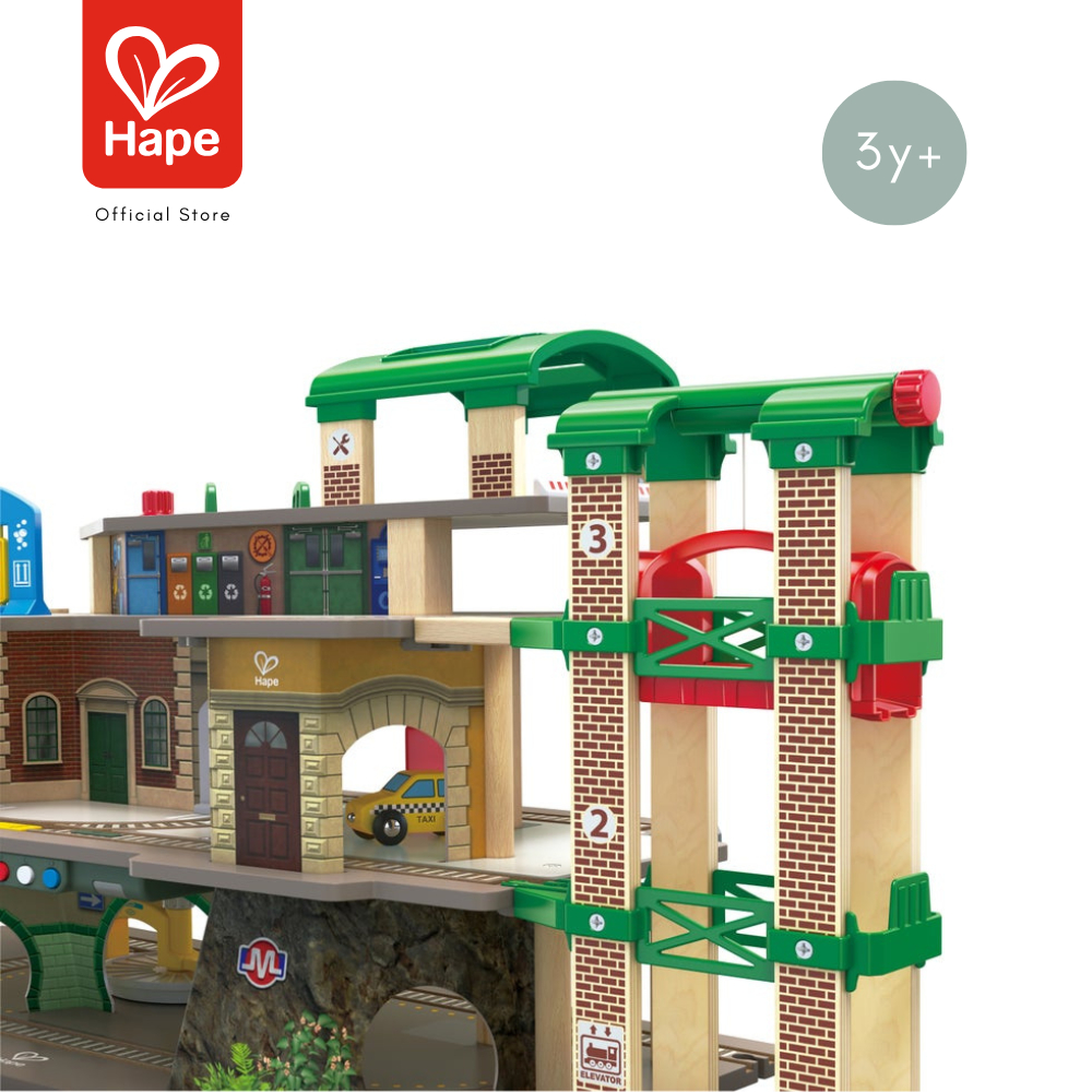 Hape - Multi-Level Railway City Set                ชุดรถไฟสถานีหลายชั้น        3Y+ รูปที่ 4