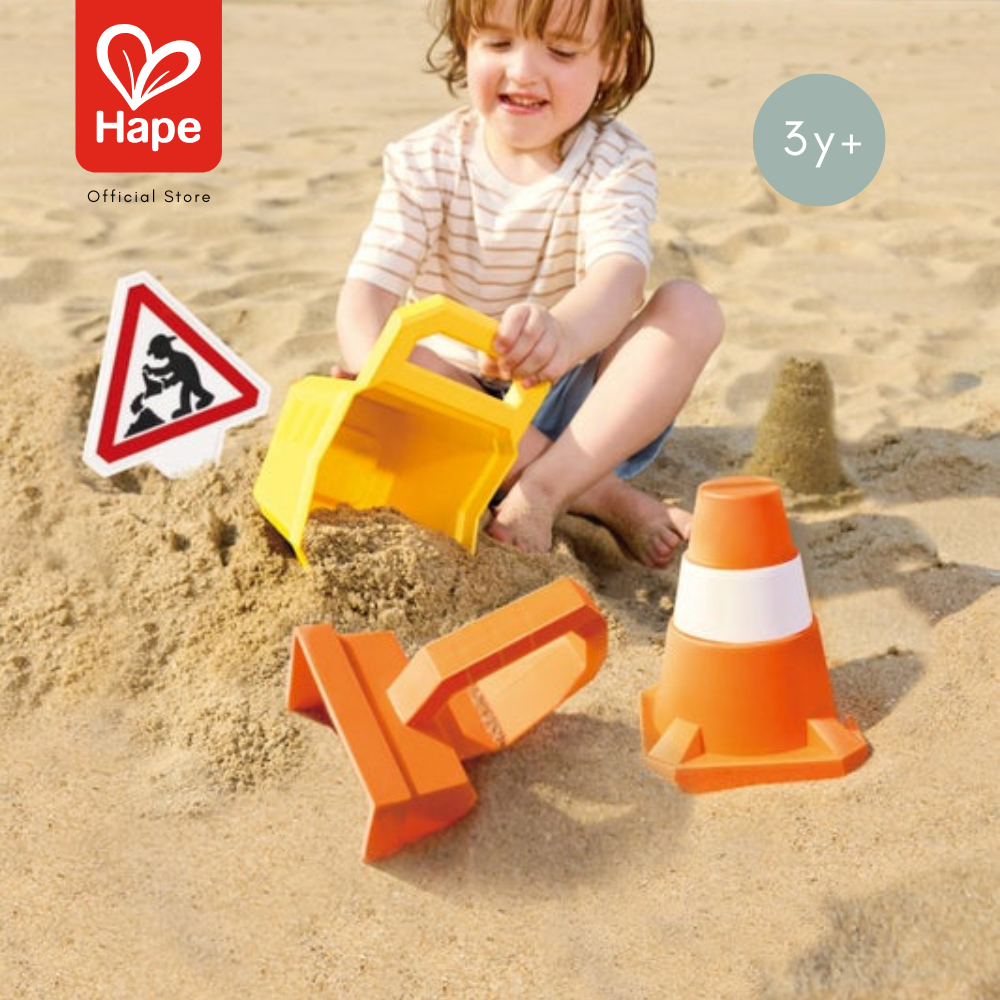 Hape - Construction Sand Toy Set         ชุดก่อสร้างทราย        3Y+ รูปที่ 3
