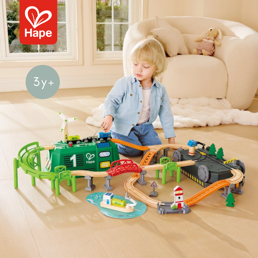 Hape طقم قطار Eco Energy مع دلو (3+) — صورة 2