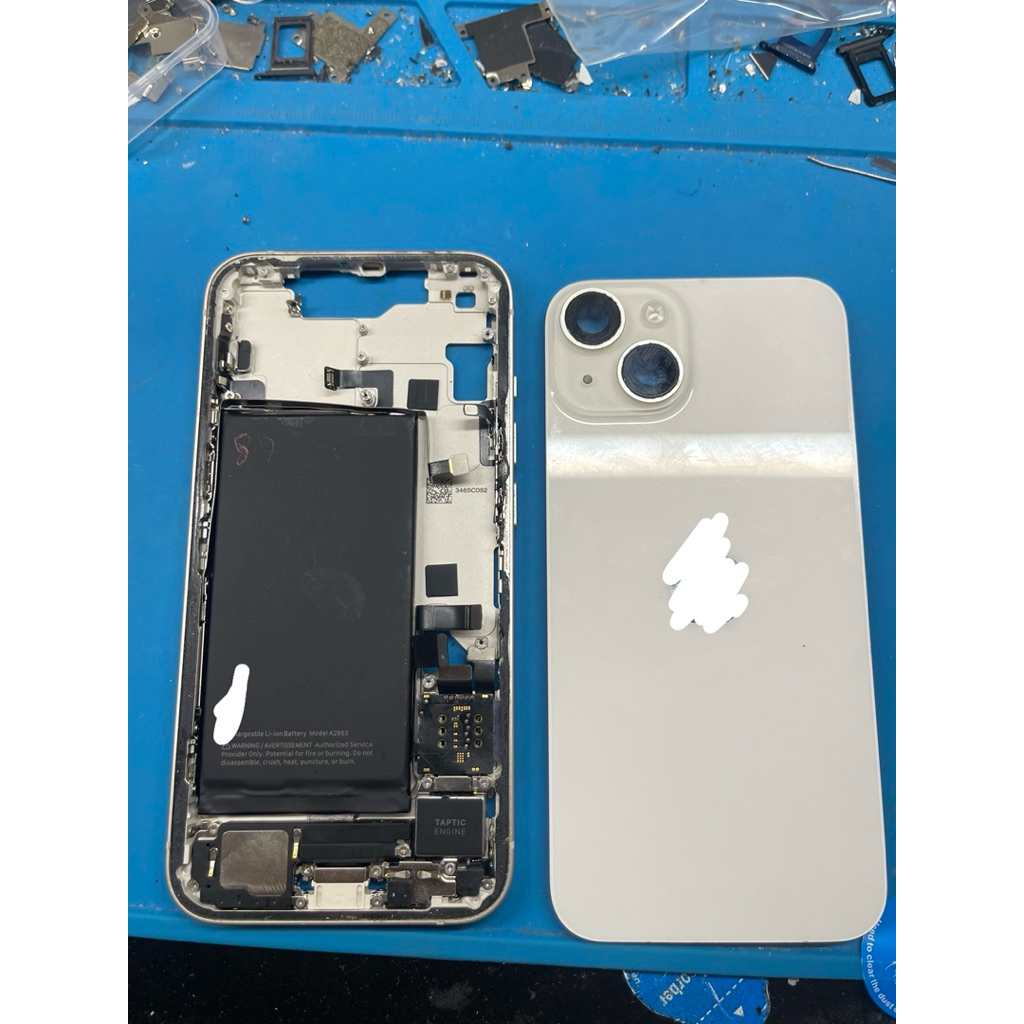 iPhone 14 บอดี้ +แพรชาร์จ+แบต สำหรับiPhone (งานแท้) เกะเครื่อง ประกันแพรให้7วัน