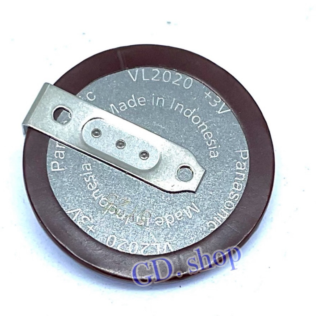 แบตเตอรี่ VL2020 ยี่ห้อ Panasonic ถ่านกระดุม รีโมทกุญแจรถ BMW และ MINI Cooper มีขา 90องศา  (แท้) พร้