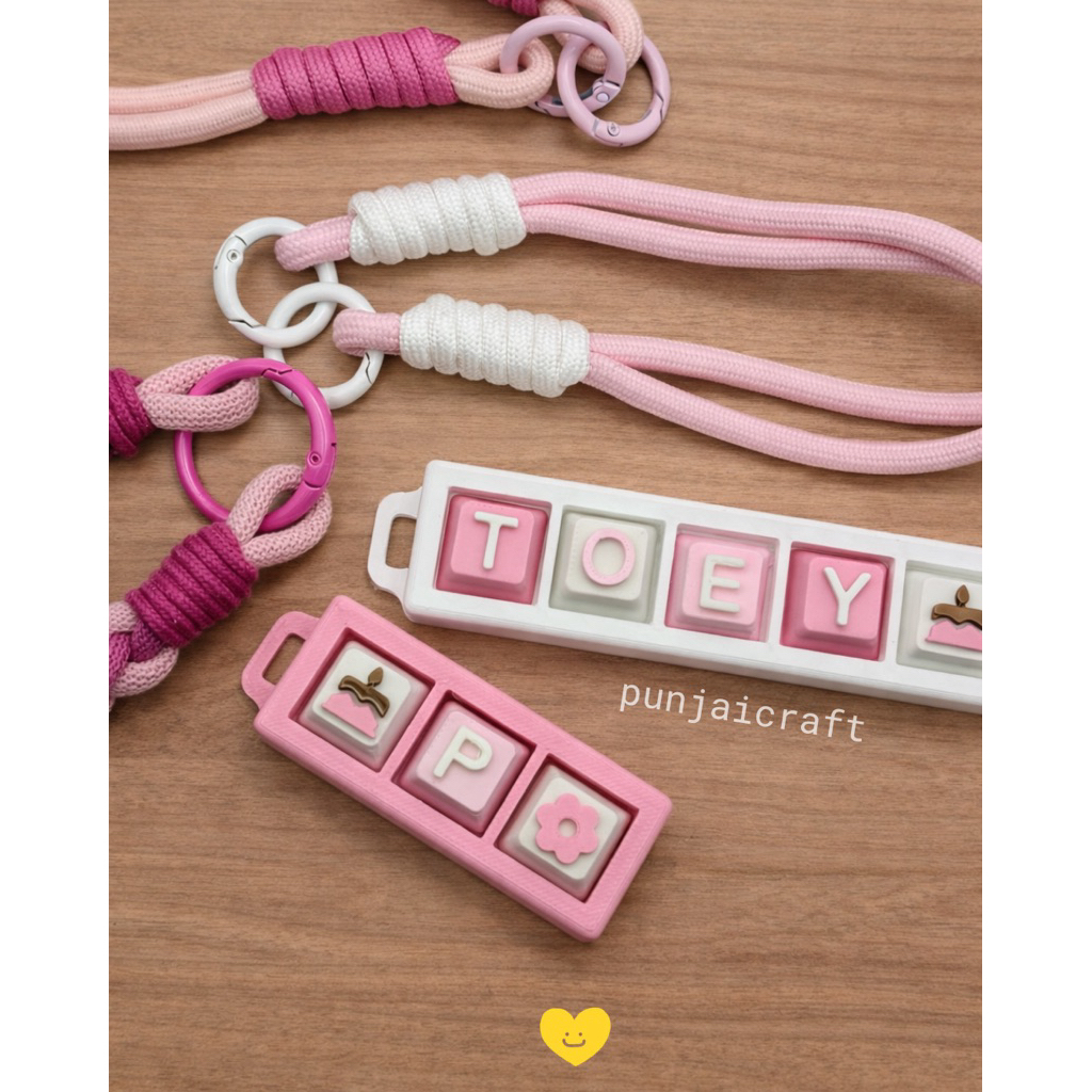 Punjai clicker (3-7 ตัวอักษร) ออกแบบคำและสี keycap ได้ตามใจคุณ