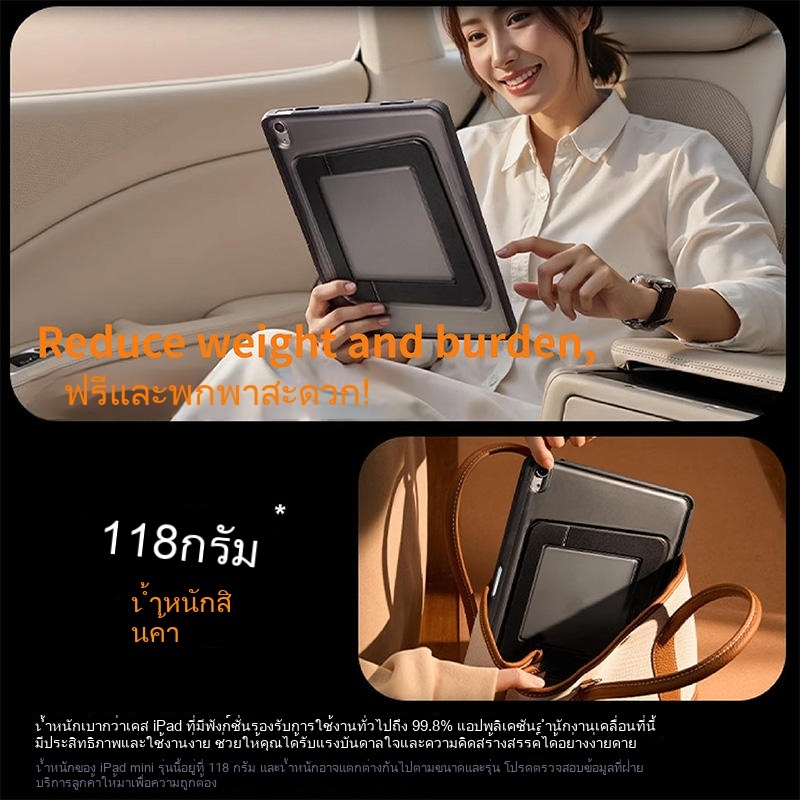 เคสไอเเพด เคสขาตั้ง iPad gen11 gen10 air4 air5 Air6 air11 M2 M3 gen789 Pro11 air3 10.5เคสกระจกอะคริลิค กันงอ ไม่มีฝาครอบ ราคา ถูกที่สุด ดีลบีเคเค แกลเลอรีภาพที่ 8