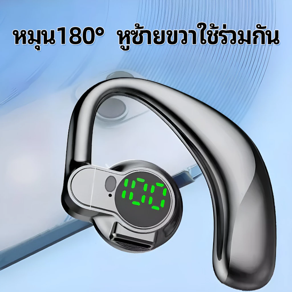 【รับประกัน 3 ปี】หูฟังไร้สายเดี่ยว Air Conduction OWS หูฟัง HiFi เพลงกีฬาเสียงรบกวน ชุดหูฟังสําหรับสมาร์ทโฟนทุกรุ่น thumbnail 7