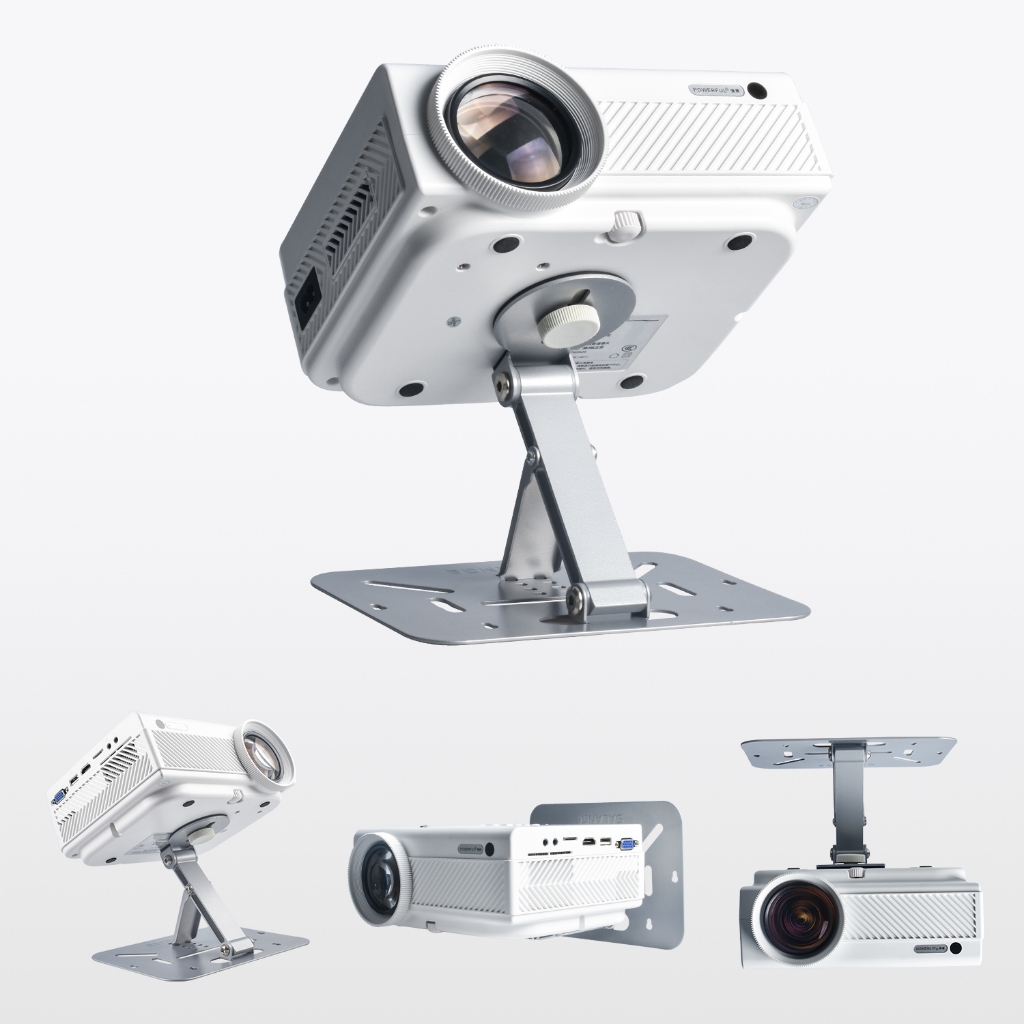 SALANGE ขาตั้งโปรเจคเตอร์ แบบตั้งโต๊ะ อลูมิเนียมผสม ปรับความสูงได้หลายมุม โลหะ ที่ยึดโปรเจคเตอร์ตั้งโต๊ะ 360°