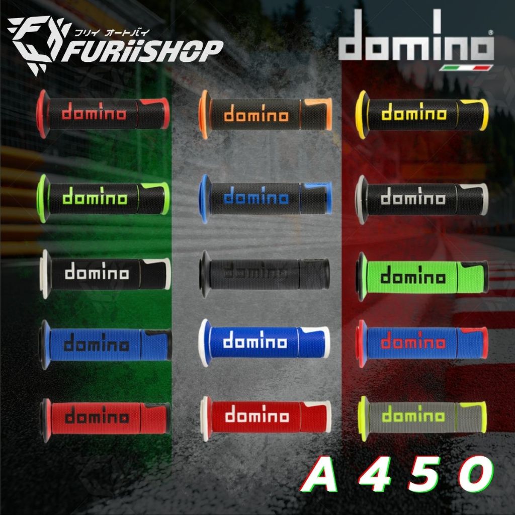 ปลอกแฮนด์ DOMINO A450 ปลายเปิด made in Italy  แท้100%