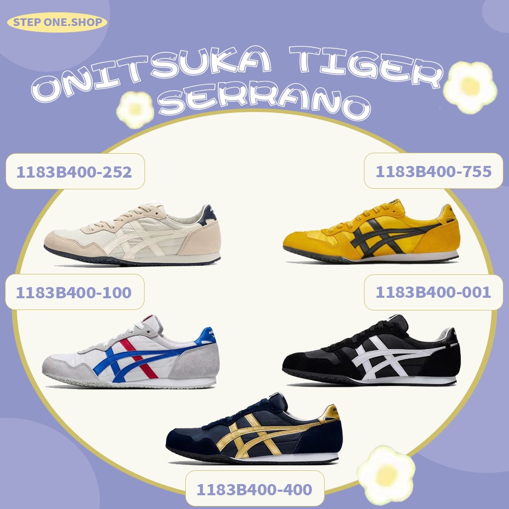 รองเท้ารับประกันของแท้ 💯- พรีออเดอร์🔻รองเท้า 𝐎𝐧𝐢𝐭𝐬𝐮𝐤𝐚 𝐓𝐢𝐠𝐞𝐫 SERRANO รองเท้าลำลอง  เบาใส่สบาย ใส่ได้ผู้ชายผู้หญิง