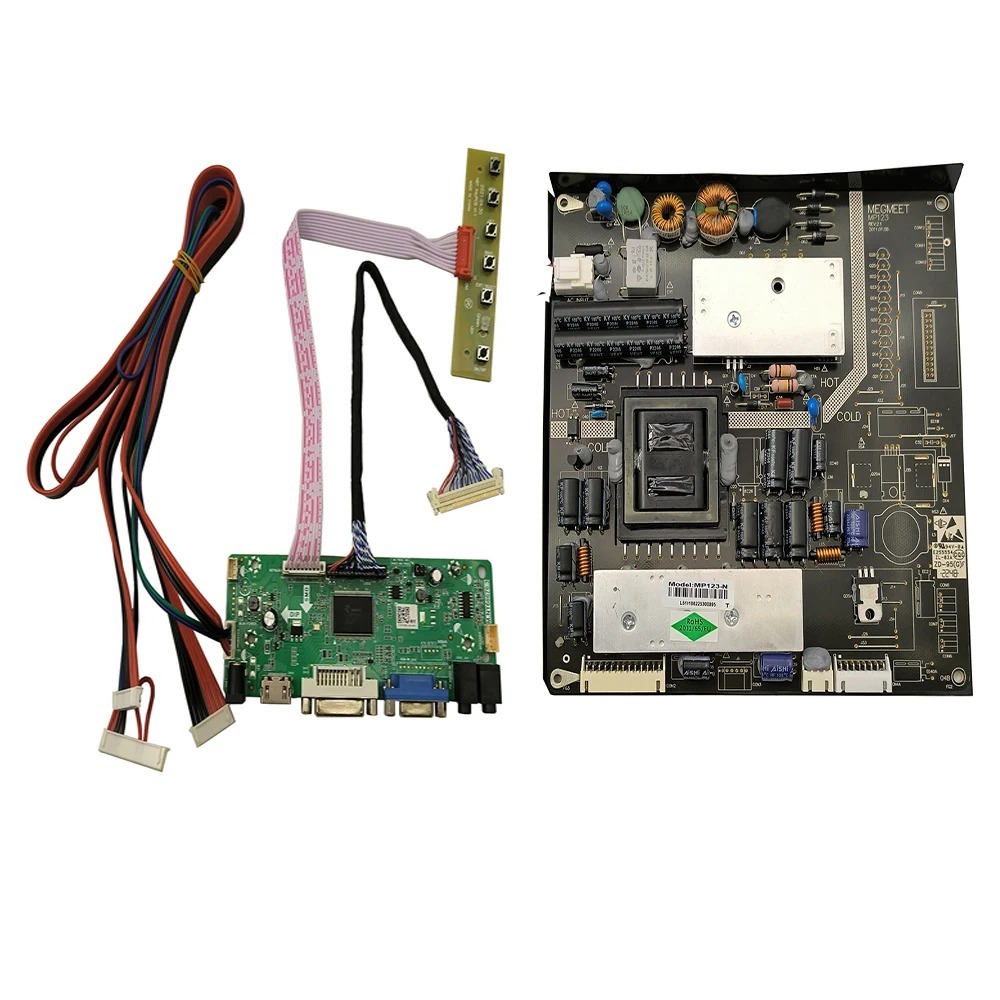 24Inch Monitor Kit For LM240WU2-SLB3 LM240WU2(SL)(B3) LM240WU2-SLB4 HDMI+DVI+VGA LCD LED Screen Cont