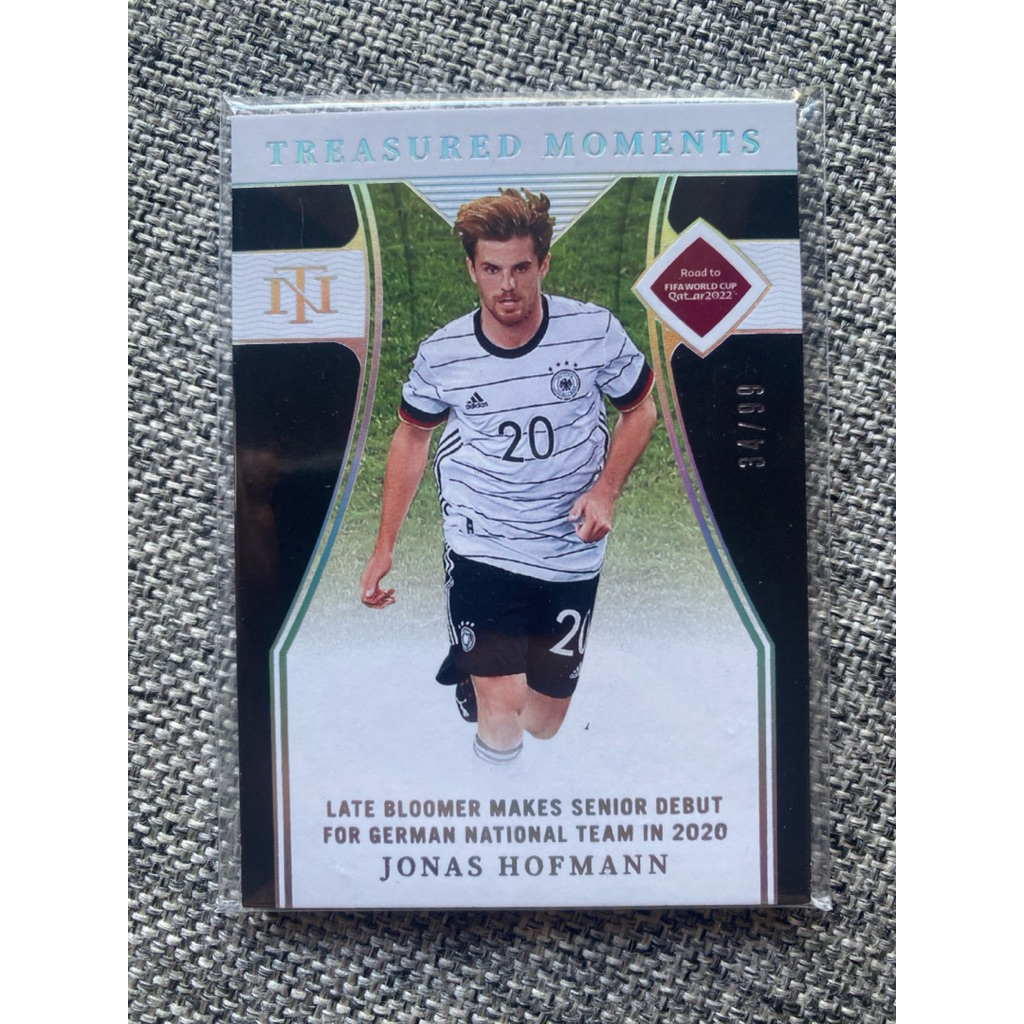 การ์ดฟุตบอล JONAS HOFMANN /99  2022 PANINI - NATIONAL TREASURES FIFA ROAD TO WORLD