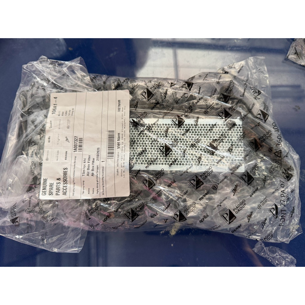 กรองอากาศ new vespa รุ่น gts150 4v/iget, gts 300 iget, gtv300 iget