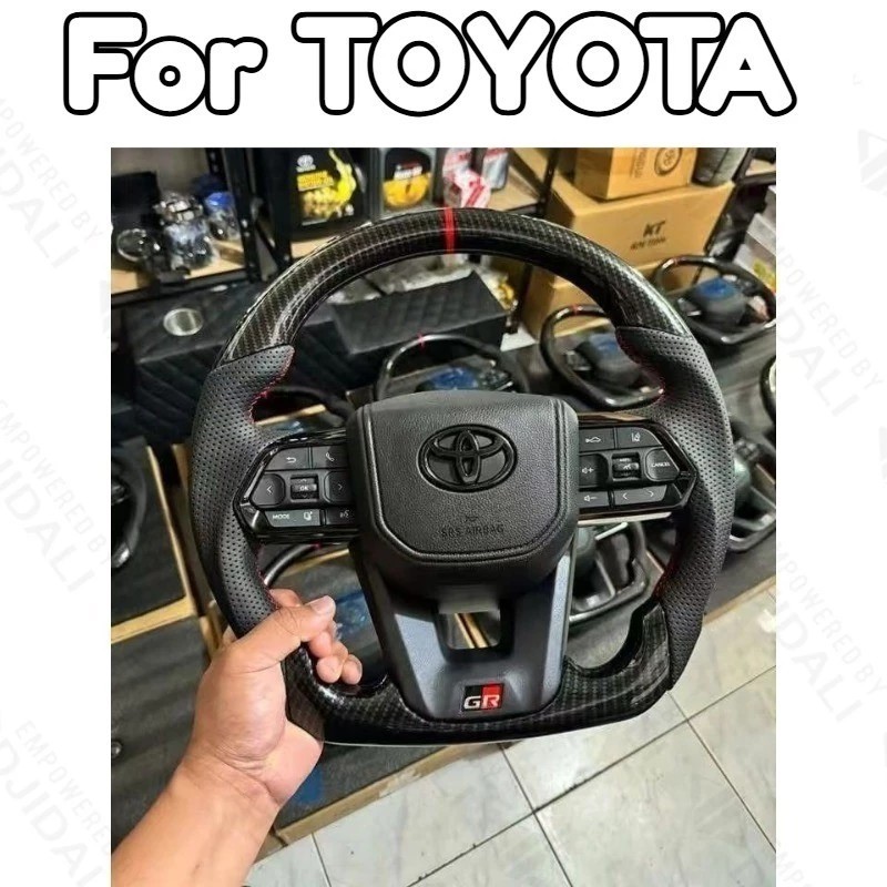 สําหรับ GR Hilux Fortuner Vios Landcruiser Prad LC300 สําหรับรุ่นส่วนใหญ่ 2006-2018 ดัดแปลงชุดพวงมาล