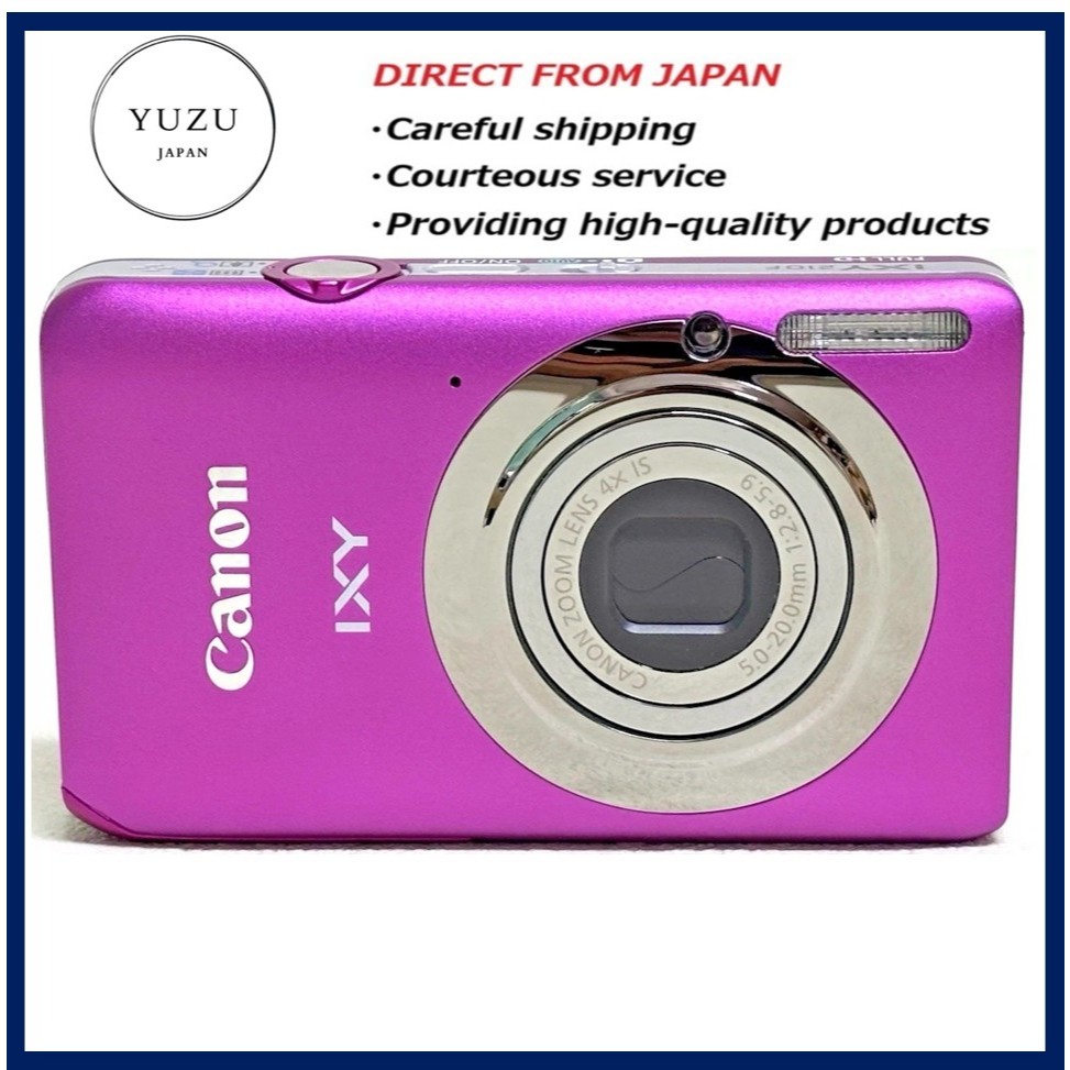 Pre-owned Product Canon IXY 210F Pink Digital Camera 12.1MP [Ex+5] Y2K Retro Aesthetic | IXUS 115 HS