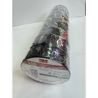 3M TEMFLEX PLUS เทปพันสายไฟ 3M (10ม้วน/แถว) สีดำ ธันไฟฟ้า
