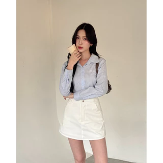 TRIXIE SKIRT : กระโปรงสั้นทรงสวย longsaidoo