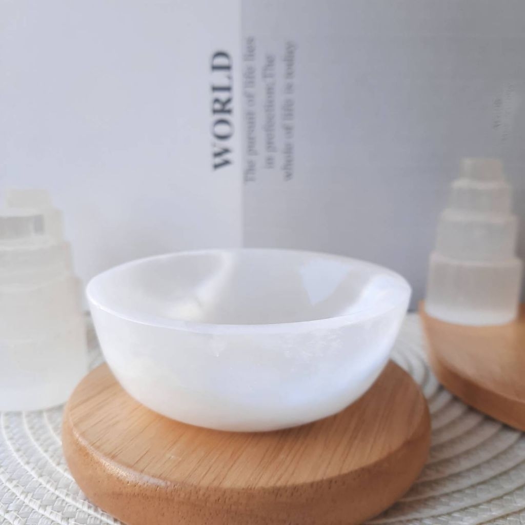 เซเลไนต์ แบบถ้วย🔸Selenite Bowl