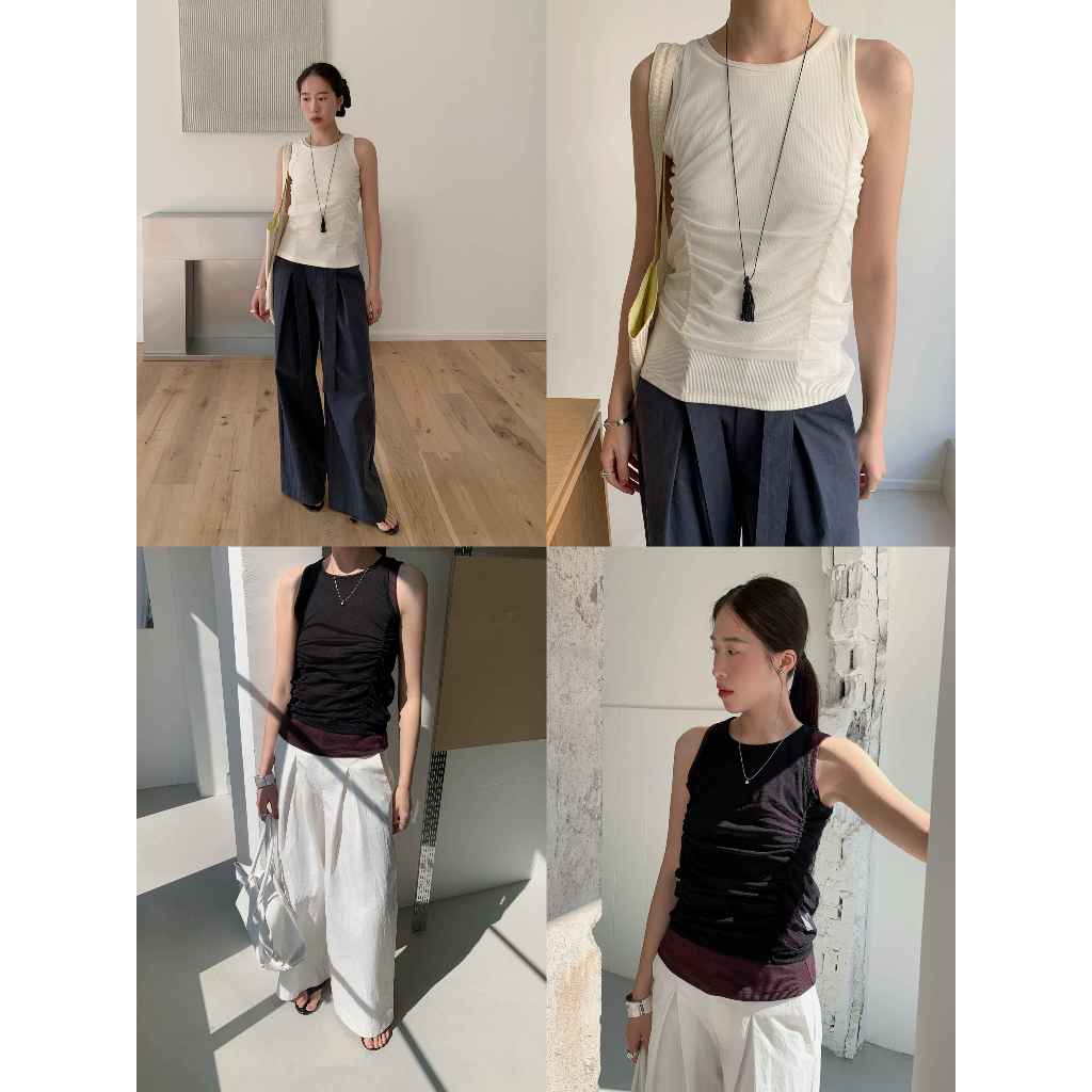 INBYIN - เสื้อเลเยอร์ซีทรู SEE THROUGH TANK - I3406