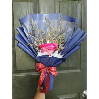 ช่อธนบัตร ช่อดอกไม้รับปริญญา ใส่ธนบัตร 3-10 ใบ