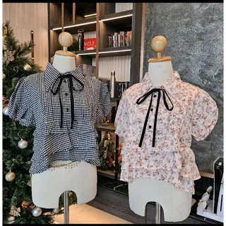 งานป้าย​ Love​story​ รุ่น​ bunny​ แต่งระบาย​3ชั้น​ ลายดอก
