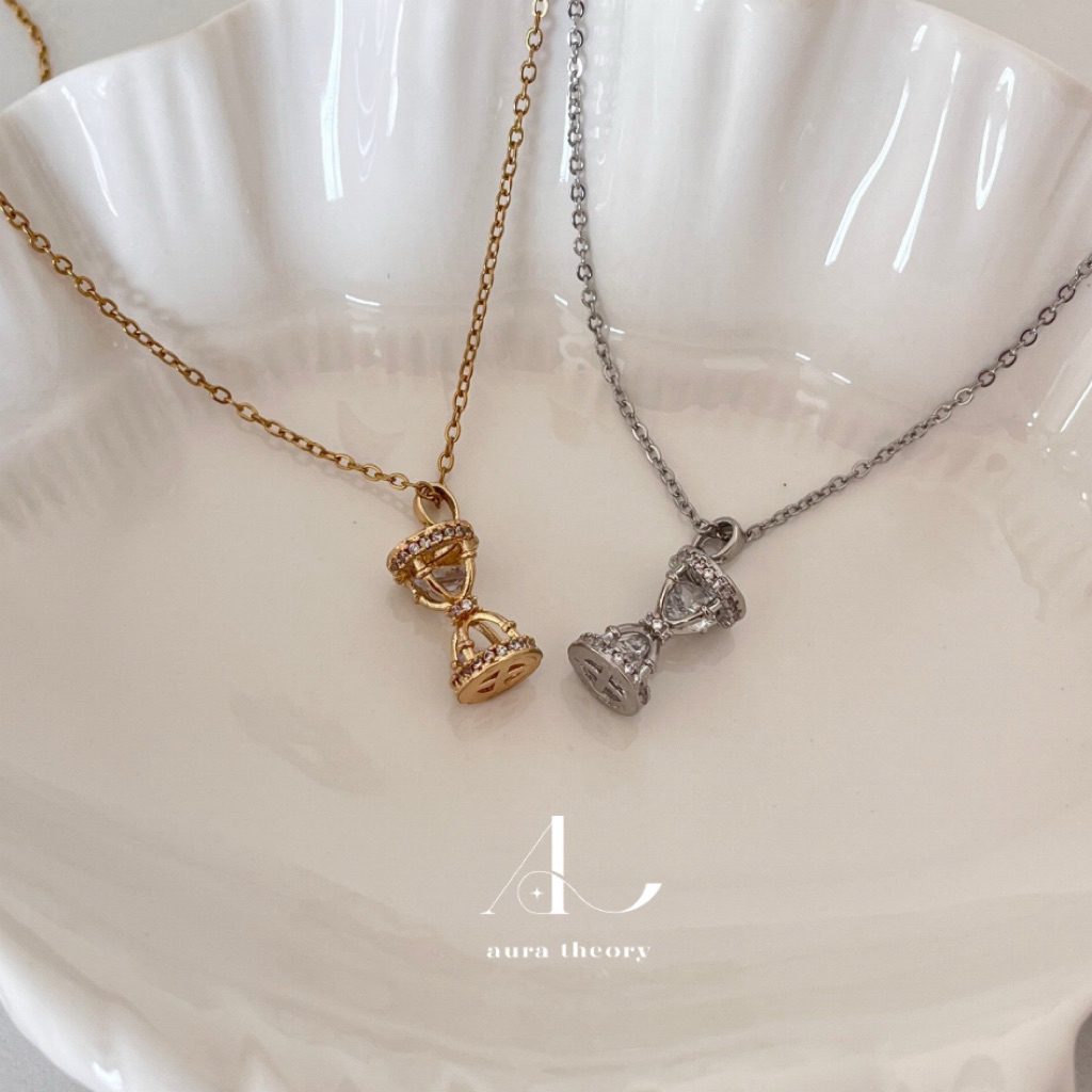 สร้อยสแตนเลส aura theory hourglass whisper