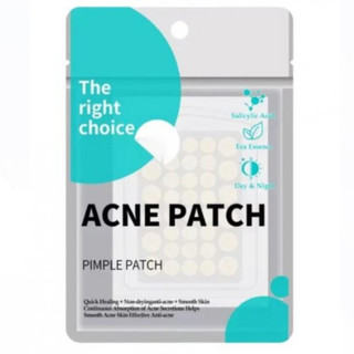 Acnc patch แผ่นสมุนไพรแปะสิว  1 กล่องบรรจุ 3 แผ่น มี 36ดวง