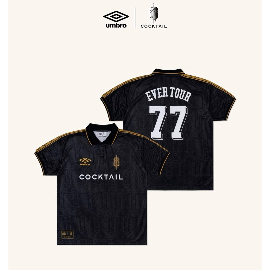 เสื้อ UMBRO × COCKTAIL Jersey Black 77 EVER TOUR