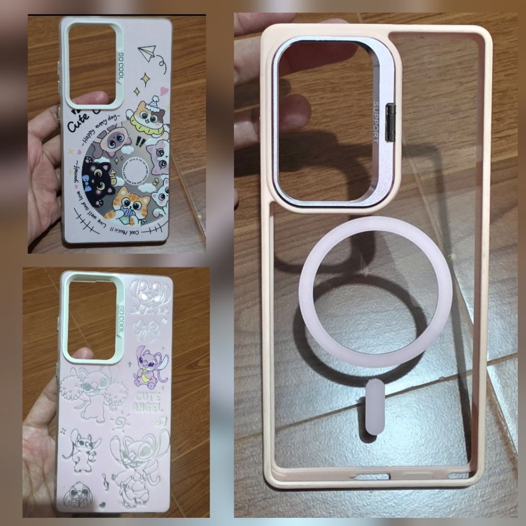 Case Samsung S25 Ultra เคสซัมซุง สีชมพู เคสแฟชั่น  มือสอง สภาพใหม่ น่ารักค่ะ