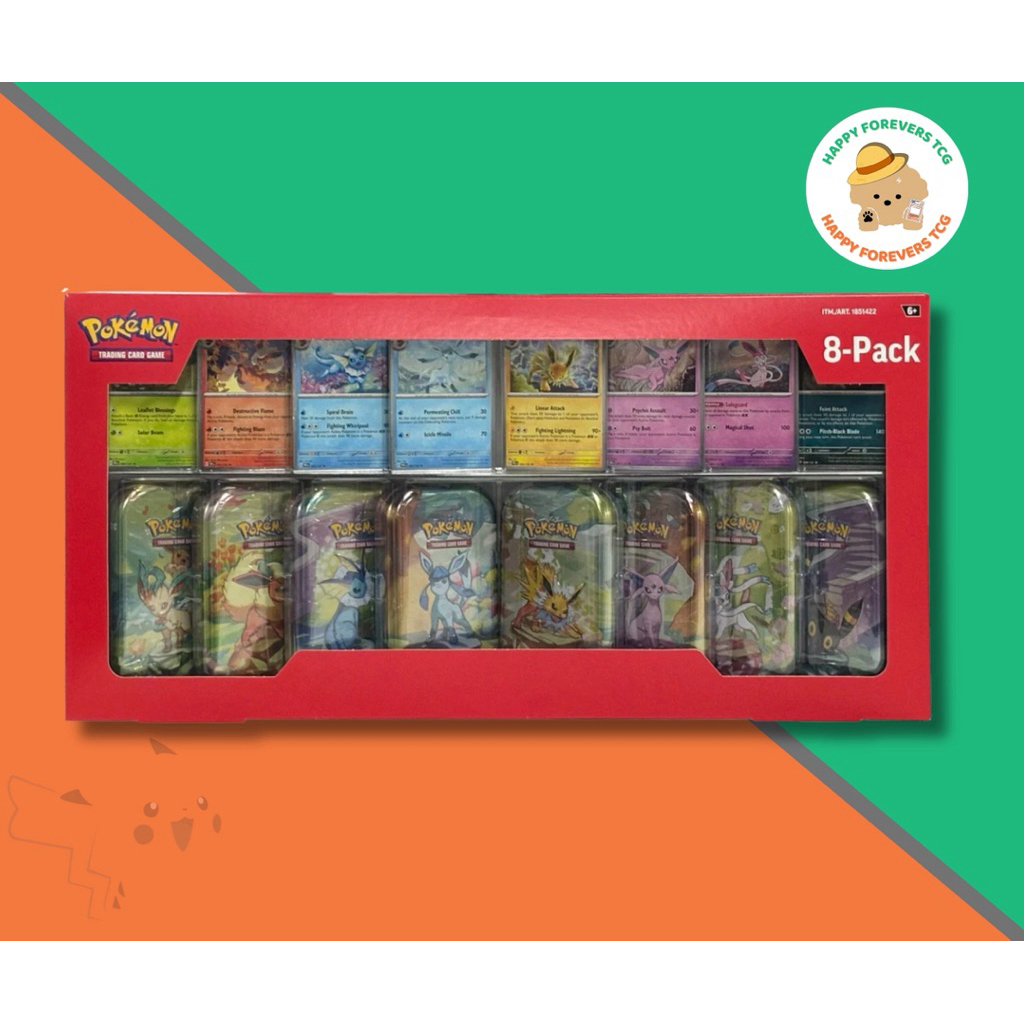 พร้อมส่ง Pokemon Prismatic Evolutions Costco Mini Tin Bundle