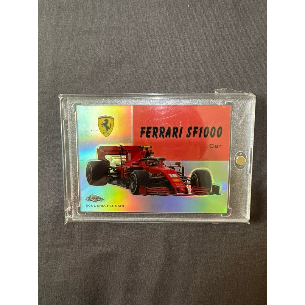 2020 Topps Chrome Formula 1 F1 World on Wheels Refractor Ferrari SF1000