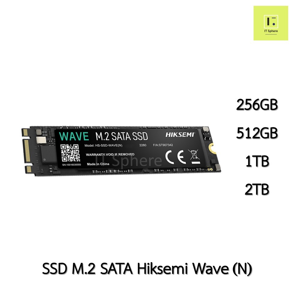 M.2 SATA Hiksemi WAVE (N) 256GB 512GB 1TB 2TB ขนาด 2280 SSD M.2 PCie SSD M.2 M2 เอสเอสดี