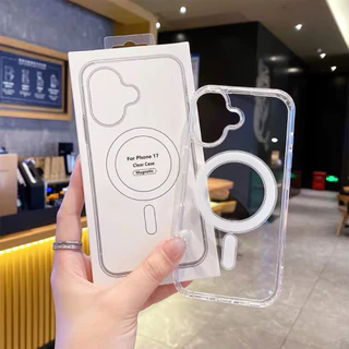 Case แม่เหล็ก 17e ทุกรุ่น เคส ชาร์จไร้สาย สำหรับ iPhone 17 16 15 14 13 12 11 Pro Plus Max 17Air 7Plus X Xs Xr SE2 SE3
