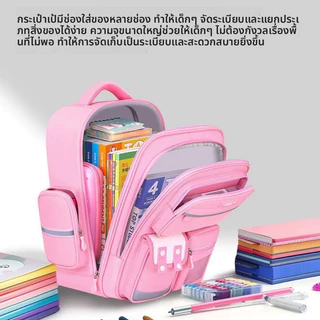 กระเป๋านักเรียนลายซานริโอสำหรับเด็ก น้ำหนักเบา ระบายอากาศดี ไม่เหนื่อยไม่อับชื้น ดีไซน์หลายช่อง น่ารักและใช้งานได้จริง