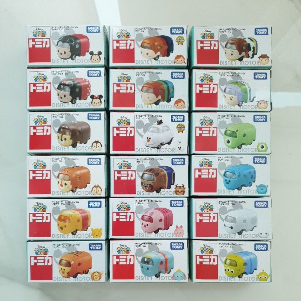 Tomica Disney Motors Tsum Tsum มือ1 กล่อง 95%-100% รถเหล็ก ดีสนีย์ ซูมซูม Takara Tomy