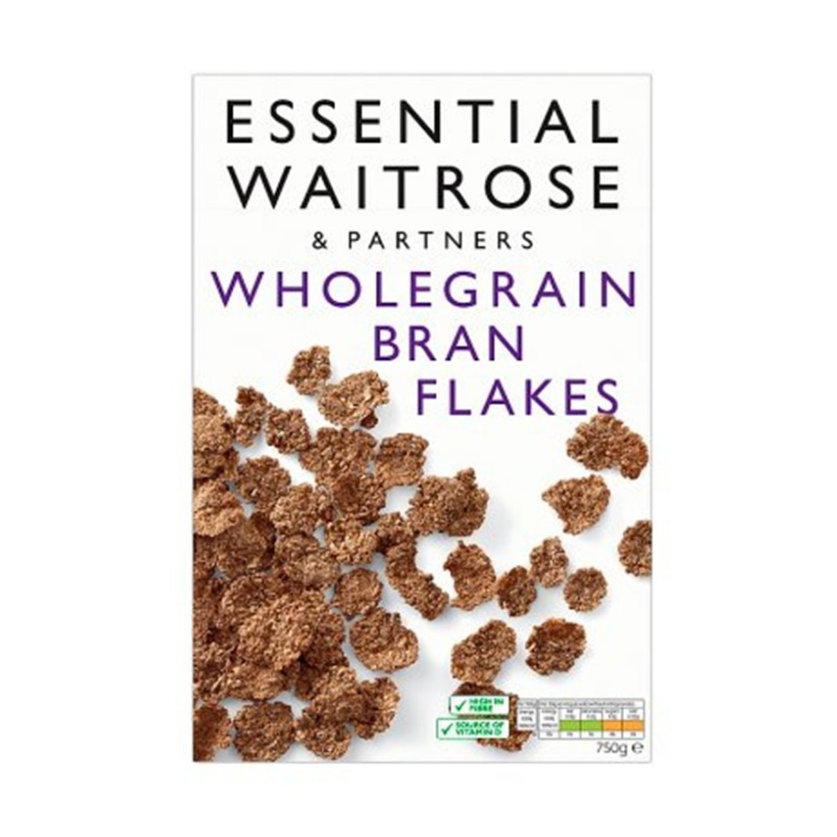 Waitrose Essential Wholegrain Bran Flakes เวทโทรส เอสเซนเชี่ยล เบรนเฟลกส์ 750g.