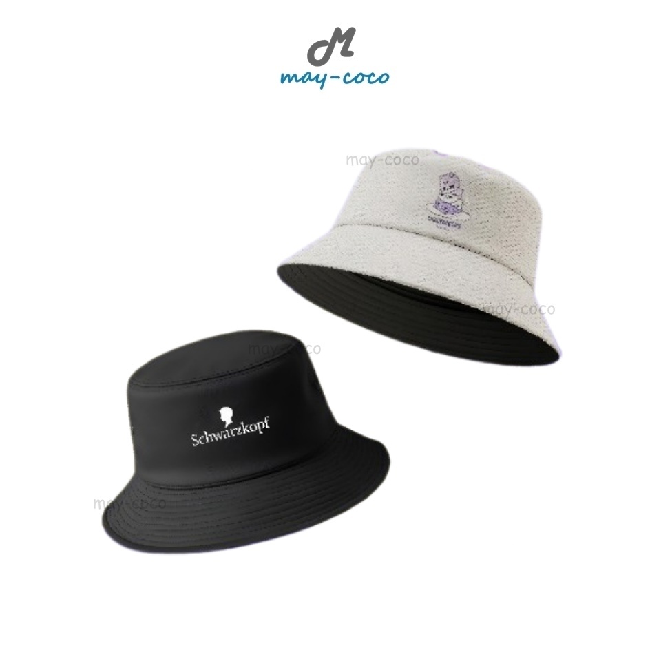 Free Gift หมวก Schwarzkopf Bucket Ugly Mews หมวกบักเก็ต กันแดด ใส่ได้สองด้าน
