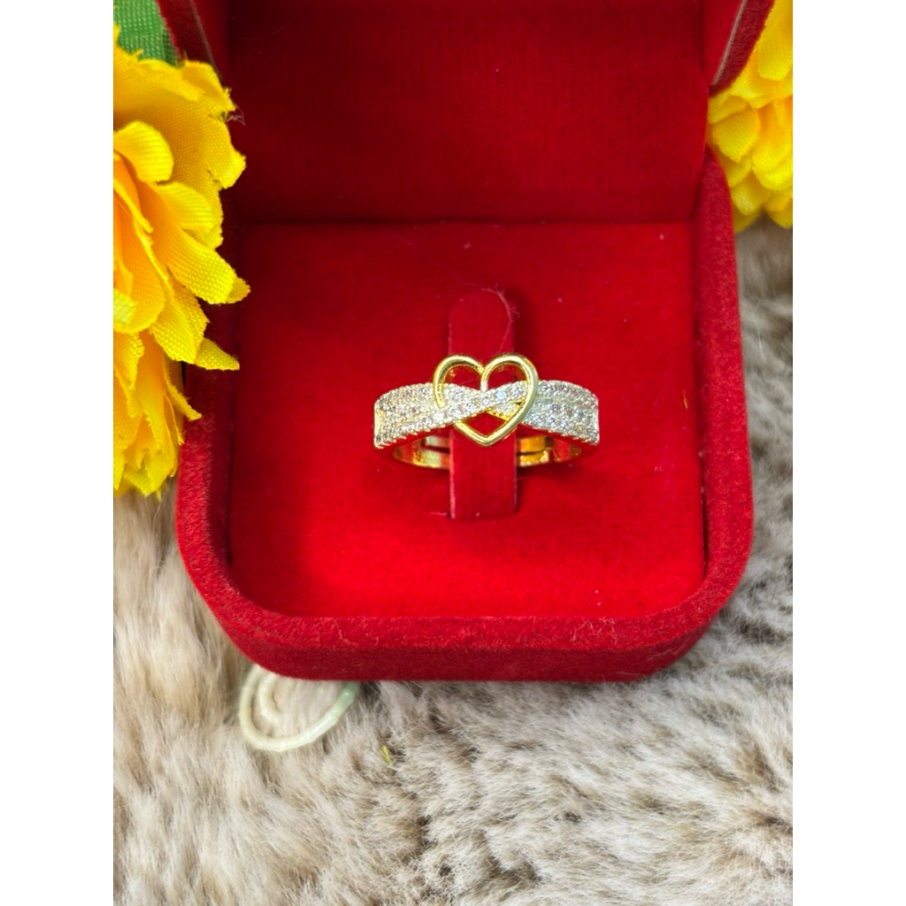 แหวนแฟชั่น แหวนหัวใจ D25