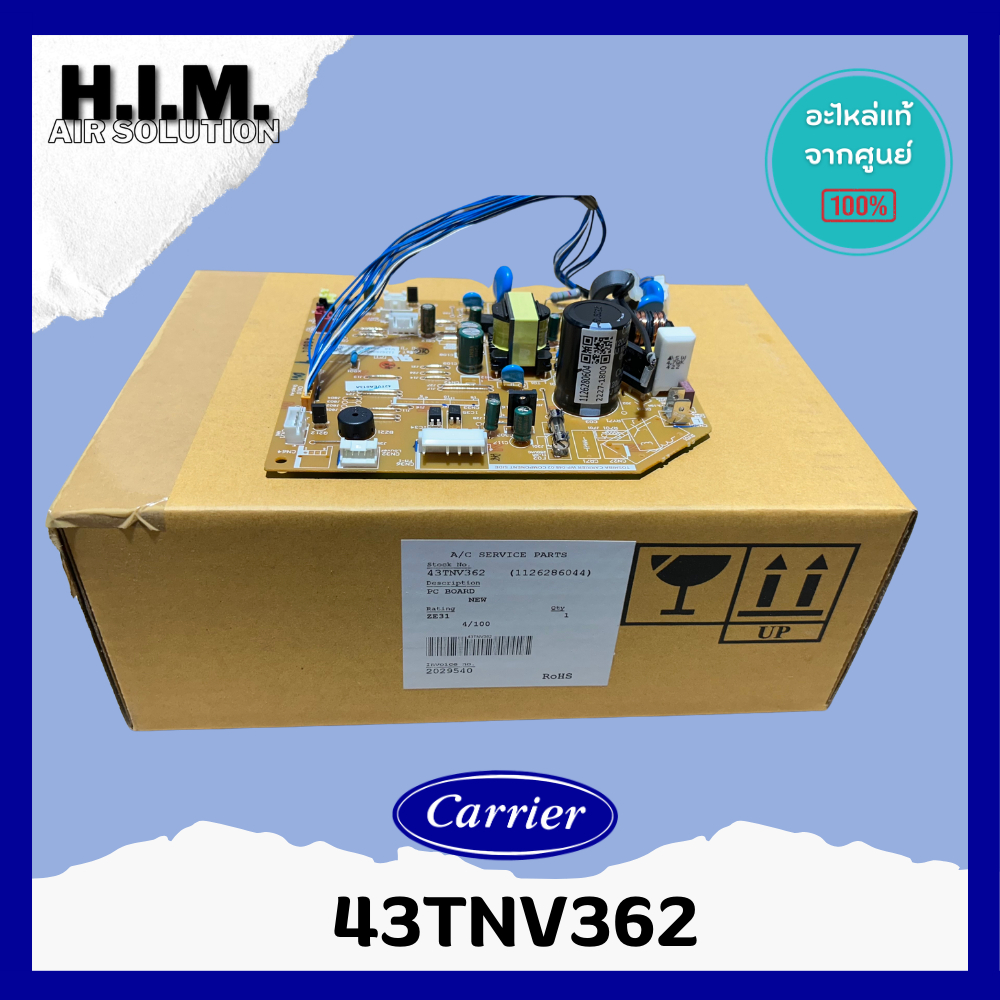43TNV362 บอร์ดคอยล์เย็น แผงวงจรคอยล์เย็น แผงบอร์ด แอร์แคเรีย รุ่น 42TVEA013A  อะไหล่แท้จากศูนย์ Carr