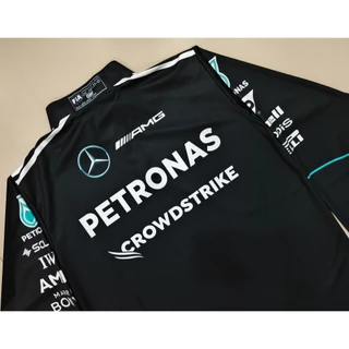 เสื้อF1 เสื้อฟอร์มูล่าวัน ทีม ปิโตรนาส #FM0203 พิมพ์ทั้งตัว ไซส์ S-5XL