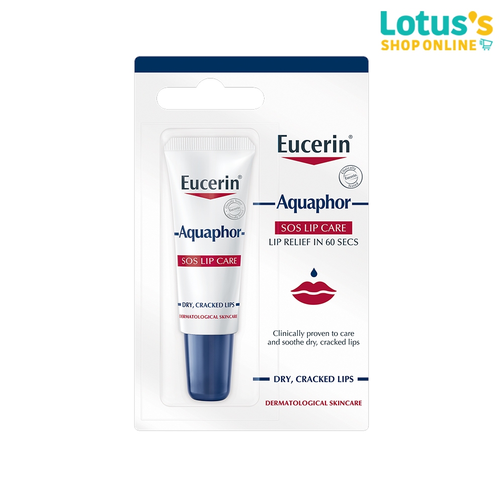ยูเซอริน อควาฟอร์ เอสโอเอส ลิป แคร์ 10 มล. EUCERIN AQUAPHOR SOS LIP CARE 10 ML.