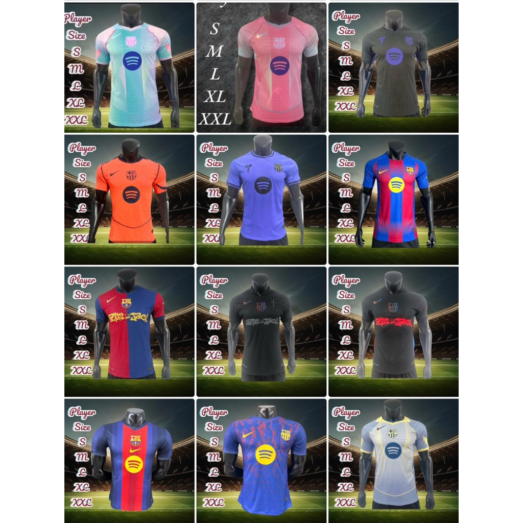 Playerเสื้อกีฬาเกรดเพลเยอร์เป็นเสื้ออย่างเดียวไม่มีกางเกง